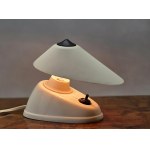 ESC white Bakelite table lamp - Czechoslovakia 1930s