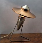 Spece Age style table lamp - Czechoslovakia 1950s