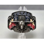 Original Texas USA Siskiyou 1995 vtg belt buckle