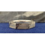 Art Deco - Silver bracelet with plant engraving - 1930s