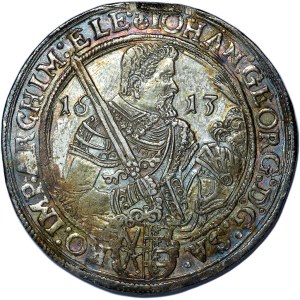 Německo, Sasko, Jan Jiří I. a August, Thaler 1613, Drážďany