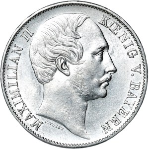 Niemcy, Bawaria. Maksymilian II Józef (1848-1864) Talar 1858