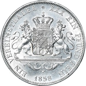 Niemcy, Bawaria. Maksymilian II Józef (1848-1864) Talar 1858