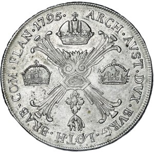 Austria, Francis II, 1795 H thaler, Günzburg