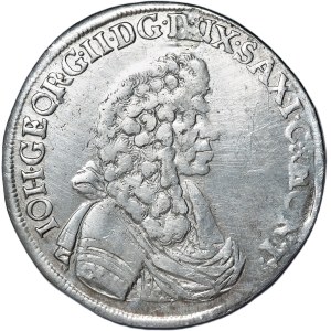 Německo, John George, Sasko, 2/3 tolaru 1678, Drážďany