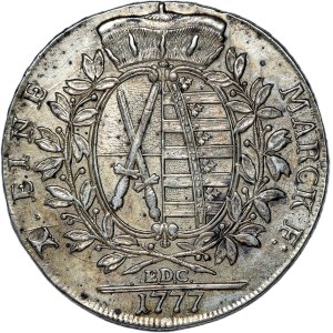 Niemcy, Saksonia, Fryderyk August, Talar 1777, Drezno