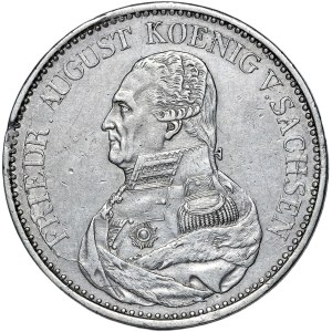 Germany, Saxony, Frederick August I, Thaler 1826 s, Dresden
