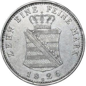 Germany, Saxony, Frederick August I, Thaler 1826 s, Dresden
