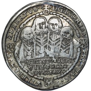 Niemcy, Saksonia-Weimar, Jan Ernest i jego siedmiu braci, Talar 1612 WA, Saalfeld