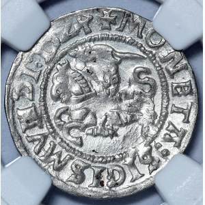 Sigismund I the Old, Half-penny 1524, Vilnius - reversed 4