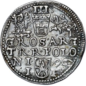 Zygmunt III Waza, Trojak 1596, Olkusz