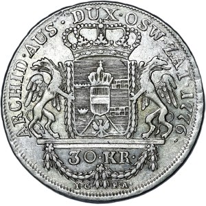 Austrian partition, Duchy of Oświęcim-Zator, 30 krajcars 1776, Vienna