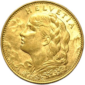 Switzerland, 10 Francs 1913 B, Bern