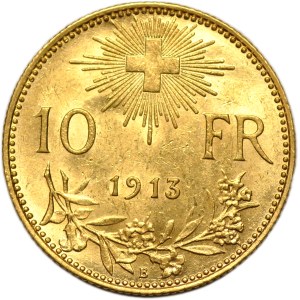 Switzerland, 10 Francs 1913 B, Bern