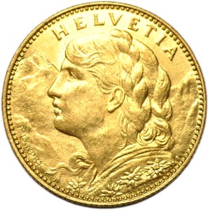 Switzerland, 10 Francs 1914 B, Bern