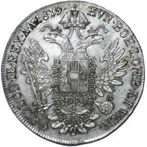 Austria, Franciszek II, Talar 1819 A, Wiedeń