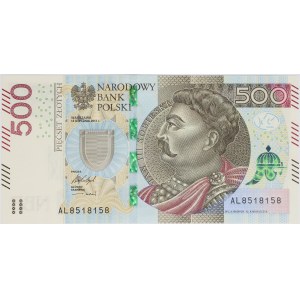 500 zlotych 2017, Jan III Sobieski, AL series