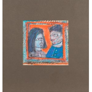 Eugeniusz TUKAN-WOLSKI (1928-2014), Woman with a man
