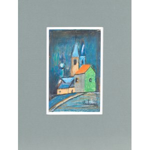Eugeniusz TUKAN-WOLSKI (1928-2014), Temple by night