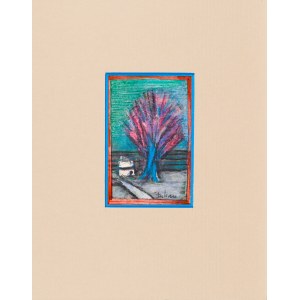Eugeniusz TUKAN-WOLSKI (1928-2014), Landscape with a tall tree