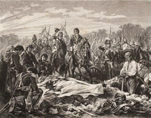 Juliusz KOSSAK (1824-1899), Żył z szablą, niech leży w mogile