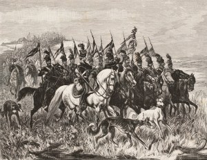 Juliusz KOSSAK (1824-1899), Wesoło płyną narodowe znaki
