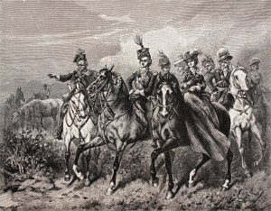 Juliusz KOSSAK (1824-1899), Mohort prezentujący stadninę Księciu Józefowi Poniatowskiemu