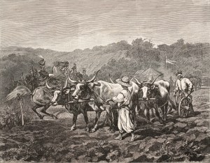 Juliusz KOSSAK (1824-1899), Mohort orze ziemię, w którą wbita jest szabla