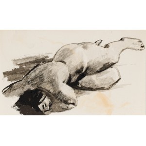 Ludwik MACIĄG (1920-2007), Akt ležící ženy
