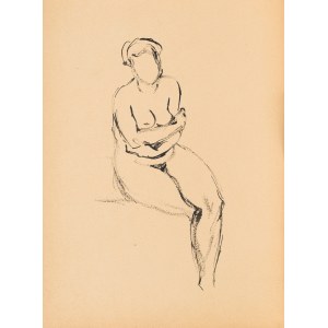 Ludwik MACIĄG (1920-2007), Akt kobiety siedzącej