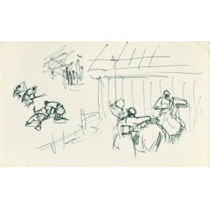 Ludwik MACIĄG (1920-2007), Válečné skici: Bitva o Bavorsko