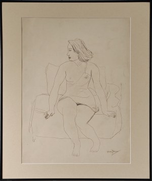Henryk Hayden (1883-1970), Akt, ok 1950