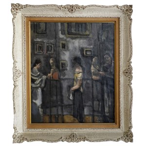 Alfred Aberdam (1894-1963), L’atelier de sculpt, lata 40. XX w.