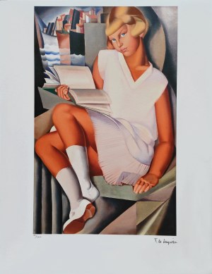 Tamara Łempicka (1898-1980), Kizette w różowej sukience