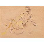 Ludwik Klimek (1912-1992), Seated nude