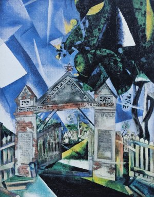 Marc Chagall (1887-1985), Brama cmentarza żydowskiego