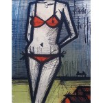 Bernard Buffet (1928-1999), Sur la plage, 1967