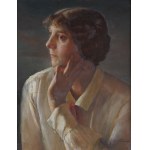 Otolia Kraszewska (1859-1945), Portrait de femme / Autoportrait, 1er quart du 20e siècle.