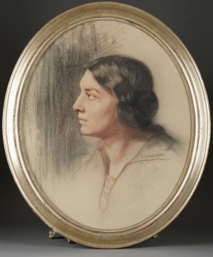 Wanda Korzeniowska (1873-1939), Profil kobiety, 1 ćw. XX w.