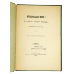 Czarnowski, St. J. - Excavation of coins in the Great "Okopy" Cave on the Prądnik Ojcowski River, Cracow 1898 (282)