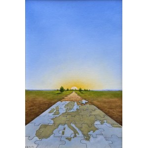 Rafal Olbinski (b. 1943), Time cover design.