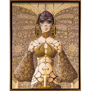 Christian Le Moult (1941-2024), Femme papillon