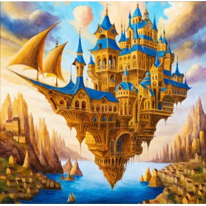 Tomasz Pietrzyk (b. 1983), Flying City, 2024