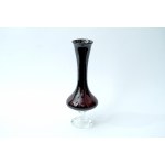 Glass vase on a leg - HS Tarnowiec