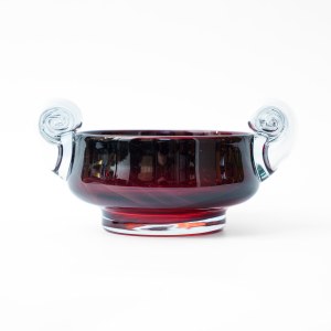 Glass platter with ears - HS Tarnowiec