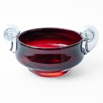 Glass platter with ears - HS Tarnowiec