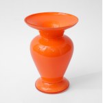 Orange glass vase - HS Alice - with tag!