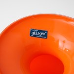 Orange glass vase - HS Alice - with tag!