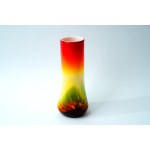 Glass color vase
