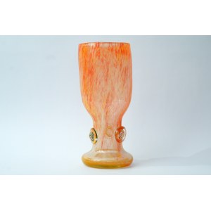 Glass vase with buttons - Stoneware - Bald Mountain